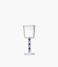 Collier Pink & Blue Tall Borosilicate Stem Glasses S/2