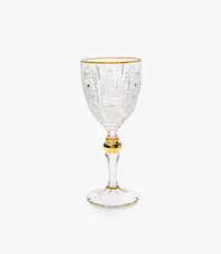500Pk Crystal Matt Cut Gold Juice Glass 260ml
