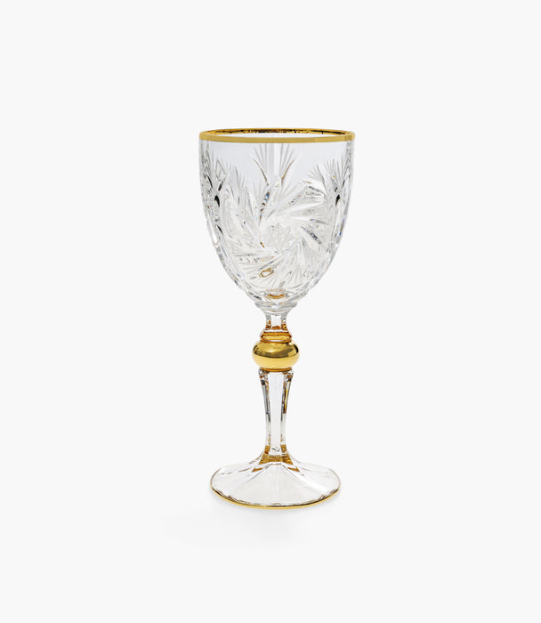 Pinwheel Crystal Cut Gold Juice 260ml