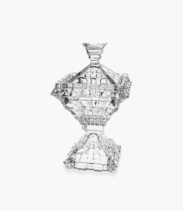 Cascade Crystal Footed Big Box 19.3cm