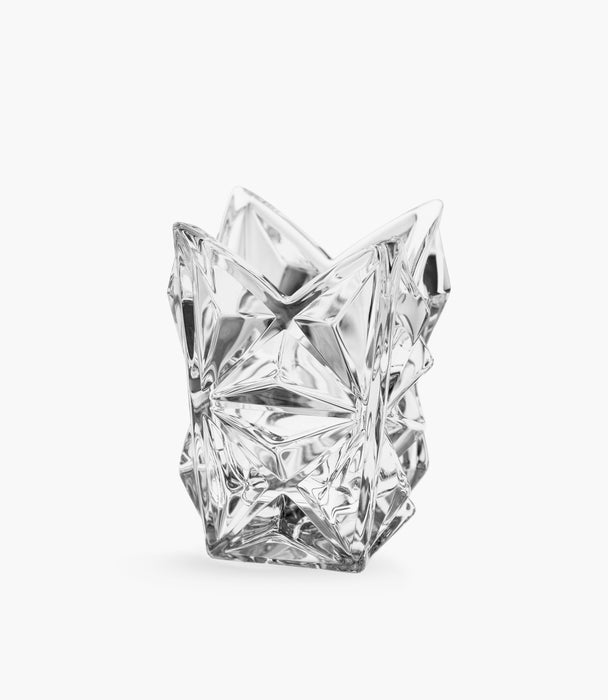 Pyramid Crystal Small Vase 12cm