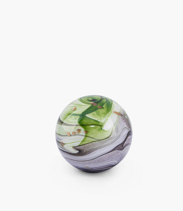 Murano Ball Mother Earth Green 20x19.5cm - Roomours UAE