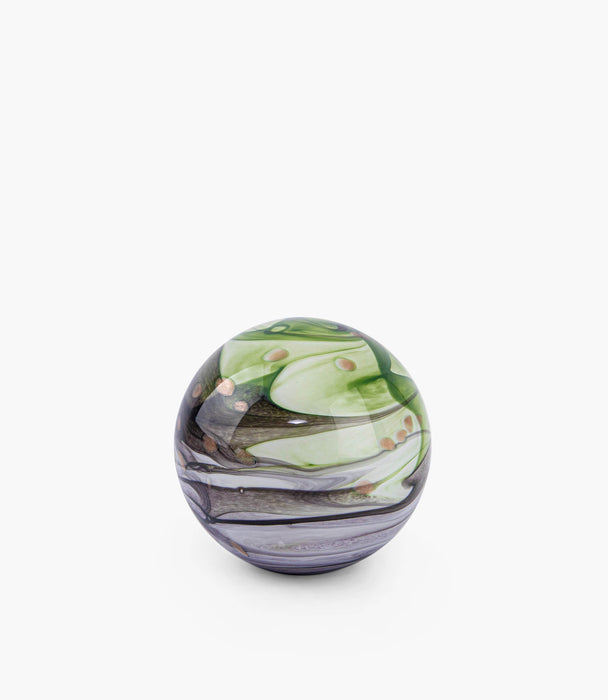 Murano Ball Mother Earth Green 20x19.5cm - Roomours UAE