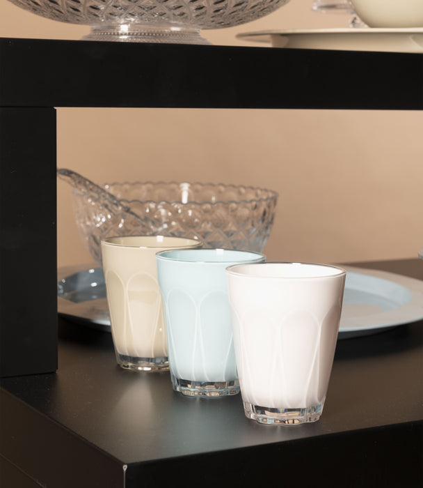 Aqua Water Glass - Solid White