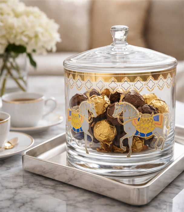 Pferd Amber Big Candy box with cover 17cm