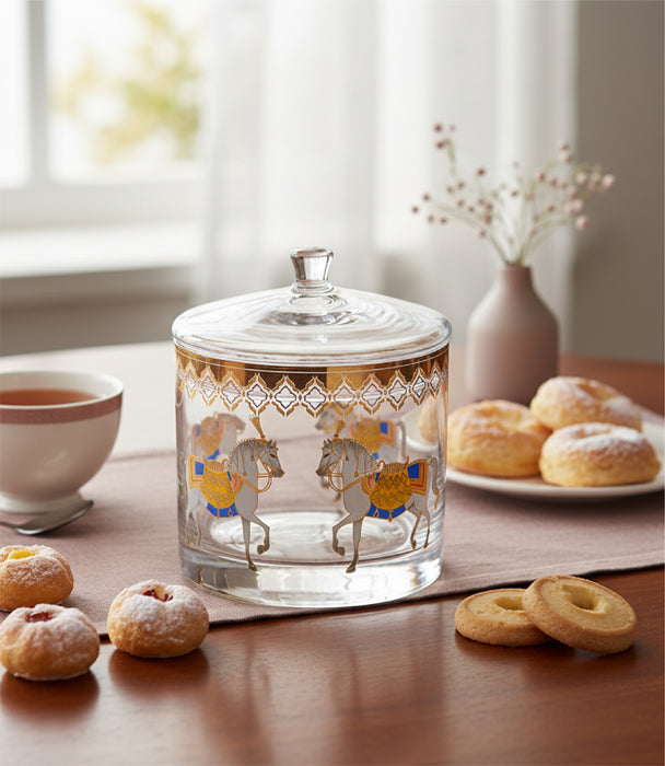 Pferd Amber Big Candy box with cover 17cm