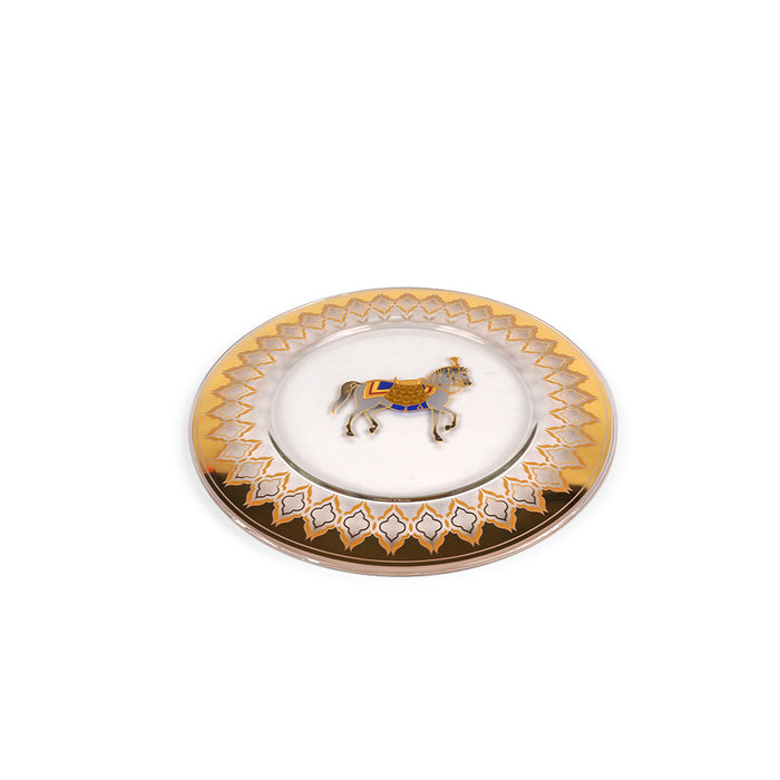 Pferd Amber Charger plate 32cm