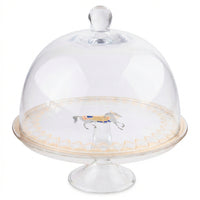 Pferd Amber Footed plate and Dome 24cm