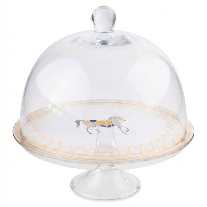Pferd Amber Footed plate and Dome 24cm
