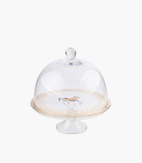 Pferd Amber Footed plate and Dome 24cm