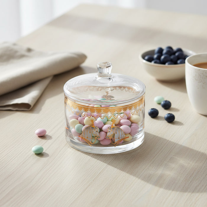Pferd Amber Small Candy box with cover 13cm