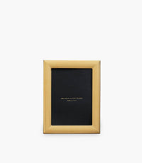 إطار صور غيلدد ذهبي بحافة عريضة ونقوش متقاطعة - 18×24 سم