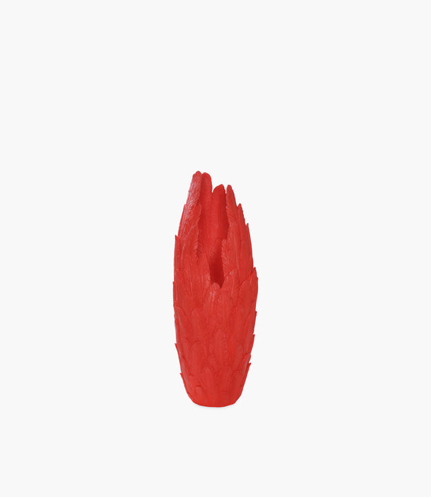 Resin Leather Vase Large Red 91cm