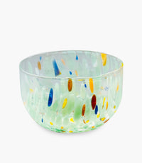 Piazza Carmen Transparent  S/6 Glass Green Flame and Color F