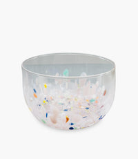 Elenoire Cup Carmen S/6 Trasp White Flame and Color Flakes