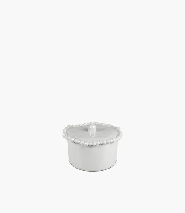 Joke Table & Kitchen Biscuit Jar - White