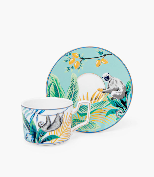 Jungle Coffee Cup W/Saucer 220mL