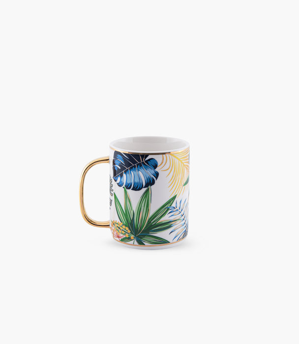 Peacock Mug W/Lid And Spoon 350mL