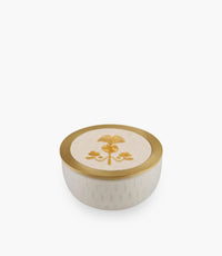Nourie Embroidery Candy Bowl Glass Dia 12Cm Rice Engraving