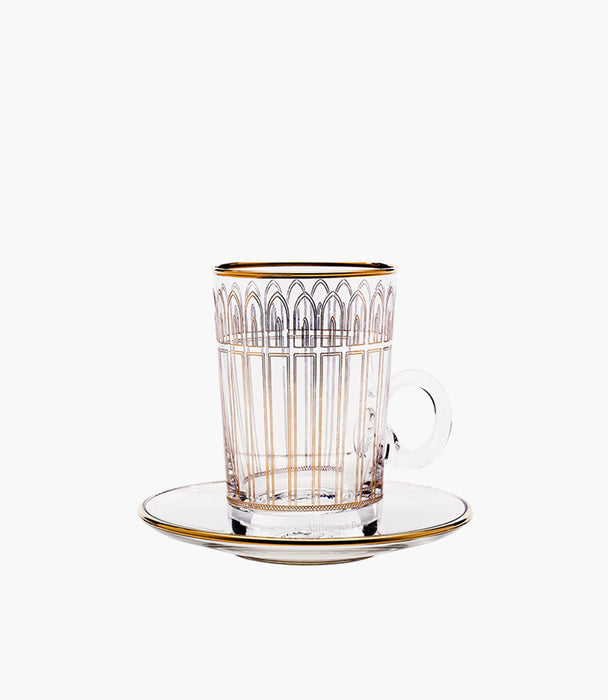 Bonton Gold Tea Cup w/Saucer 120mL S/6