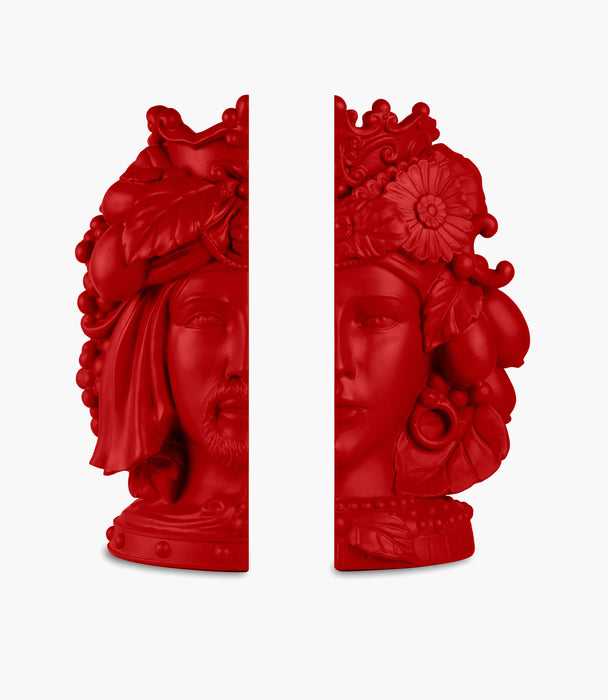 Teste Matte Bookend Double Red 25.5cm