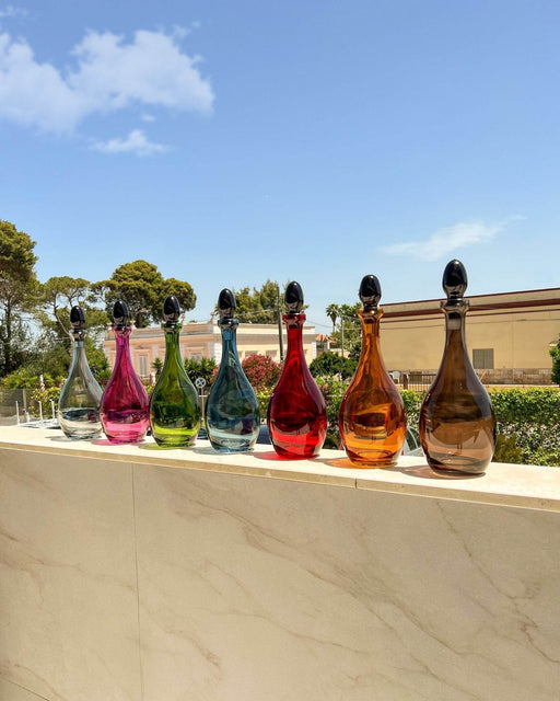 Vesti La Tavola Glass Bottle/Carafe - Cachemire Fucsia - Roomours UAE