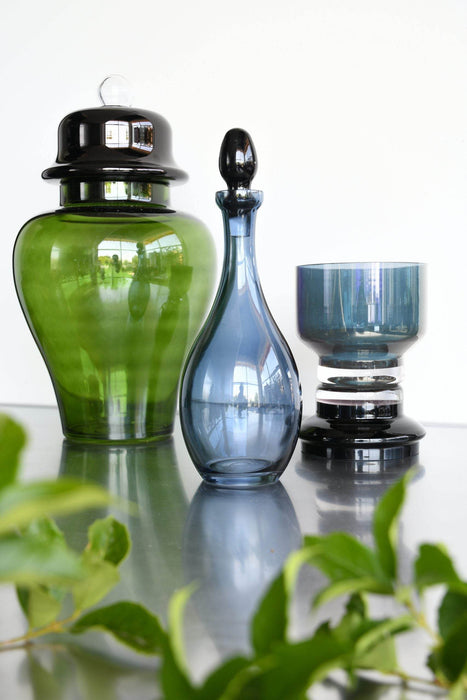 Vesti La Tavola Glass Bottle/Carafe - Fashion Blue - Roomours UAE