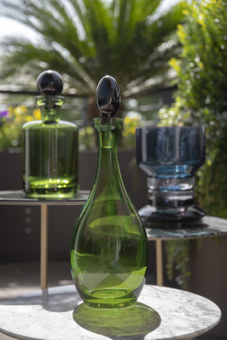 Vesti La Tavola Glass Bottle/Carafe - Fashion Green