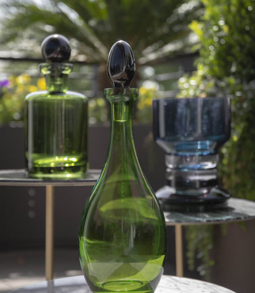 Vesti La Tavola Glass Juice Bottle - Fashion Green - Roomours UAE