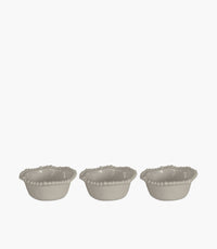 Joke Table & Kitchen Taupe Set 3 Small Bowls