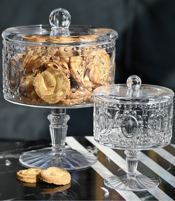 Baroque & Rock Mini Biscuit Jar - Clear