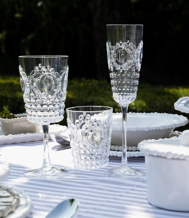 Baroque & Rock Clear Water Glass