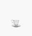 Baroque & Rock - Acrylic Set 2 Coffee Cup & Saucer - Clear - Roomours UAE