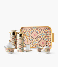 Pink Geometric Tea & Coffee Bundles 17 Pcs