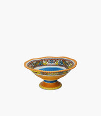 Trinacria Porcelain Small Fruit Bowl With Stand - Roomours UAE