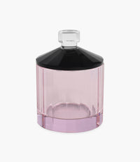 Kiyara Crystal Glass Jar 9x9x12cm - Roomours UAE