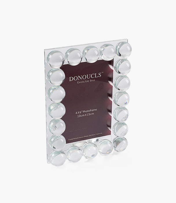 Kiyara Crystal Glass Photo Frame Clear 4*6" Photo _3