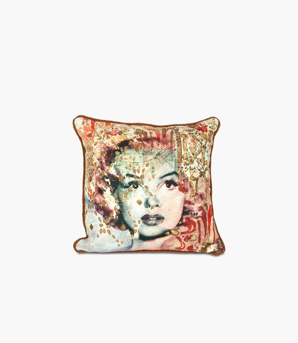 Memories Velvet Cushion 45X45 Cm - Marilyn