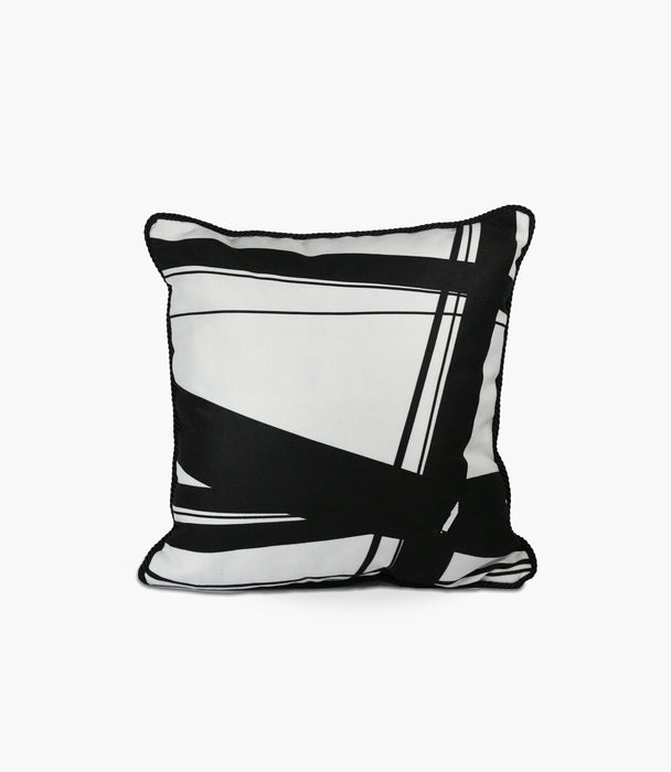 Optical Velvet Cushion 45X45cm - Roomours UAE