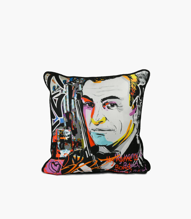 Street Art Velvet Cushion 45X45 Cm Velvet - 007