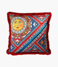 Sole Mio Red Velvet Cushion 60X60cm