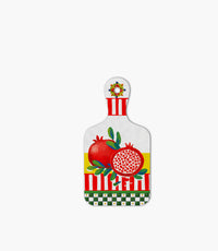 لوح تقطيع دولتشي فيتا ميلامين ملوّن برسمة رمان