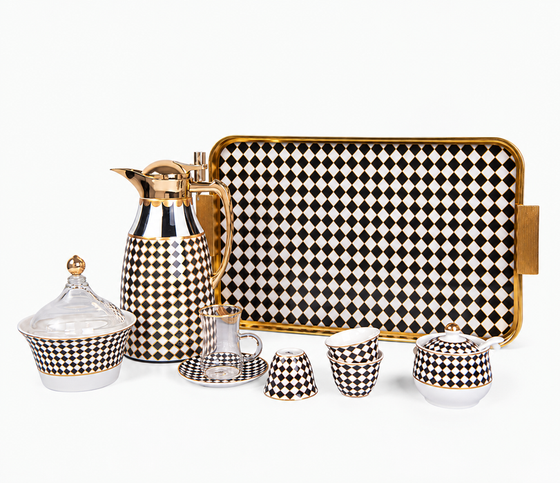 Circus Black & White Coffee & Tea Bundle-22 PCS