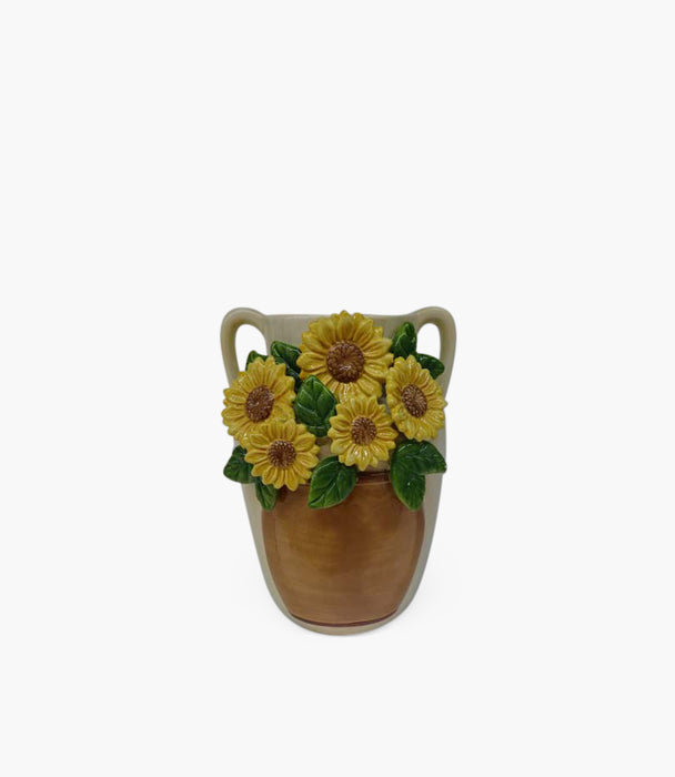 Sunflower Dolomite Vase 19.5*18.7*26cm