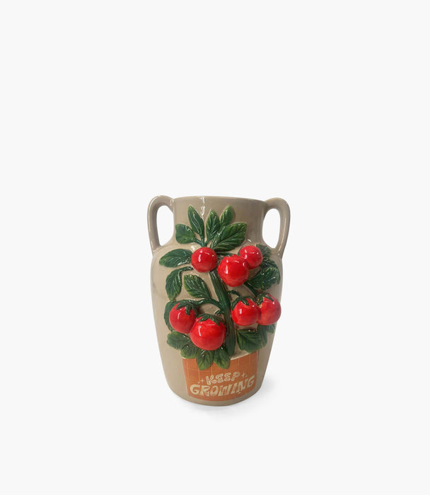 Tomato Dolomite Grey Vase S 20.8*18.7*26cm