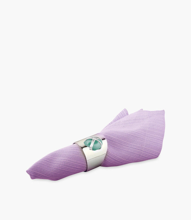 Dogal Tas Napkin Ring In Green Stone