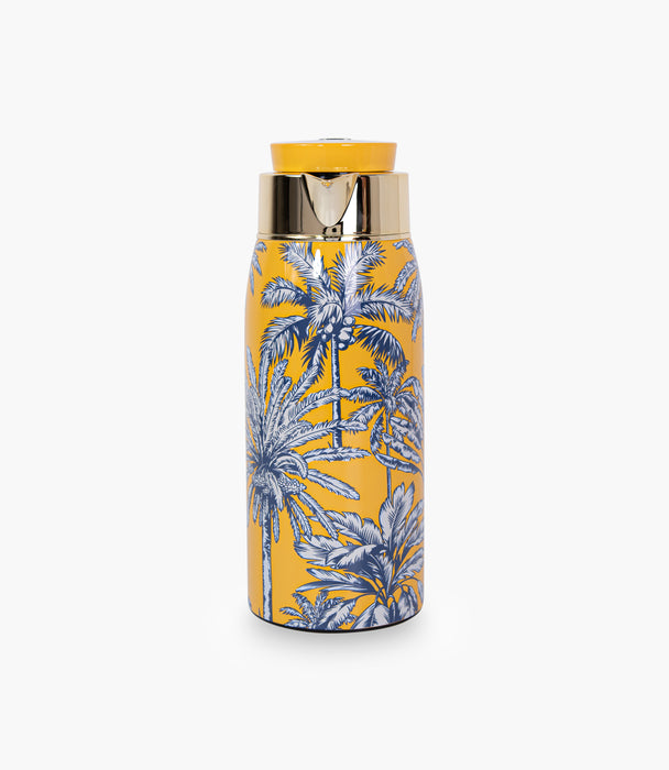 Summer Palm Yellow Thermos 1L
