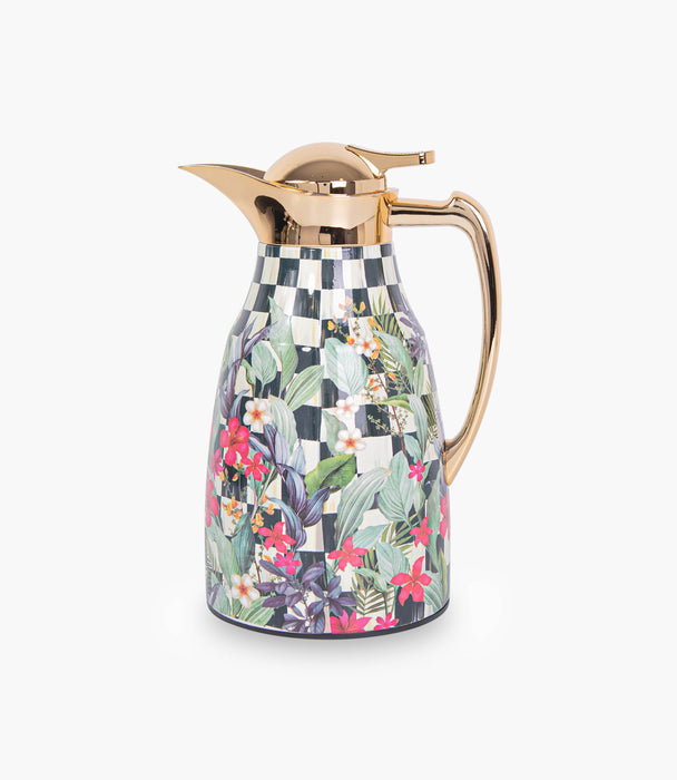 Scultura Flower 0.75L Thermos Gold - Roomours UAE