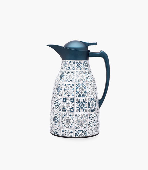 Andalusia 0.75L Thermos Silver Blue