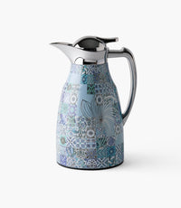 ترمس بلو تايلز ستانلس ستيل بزخارف ملونة - 1 لتر